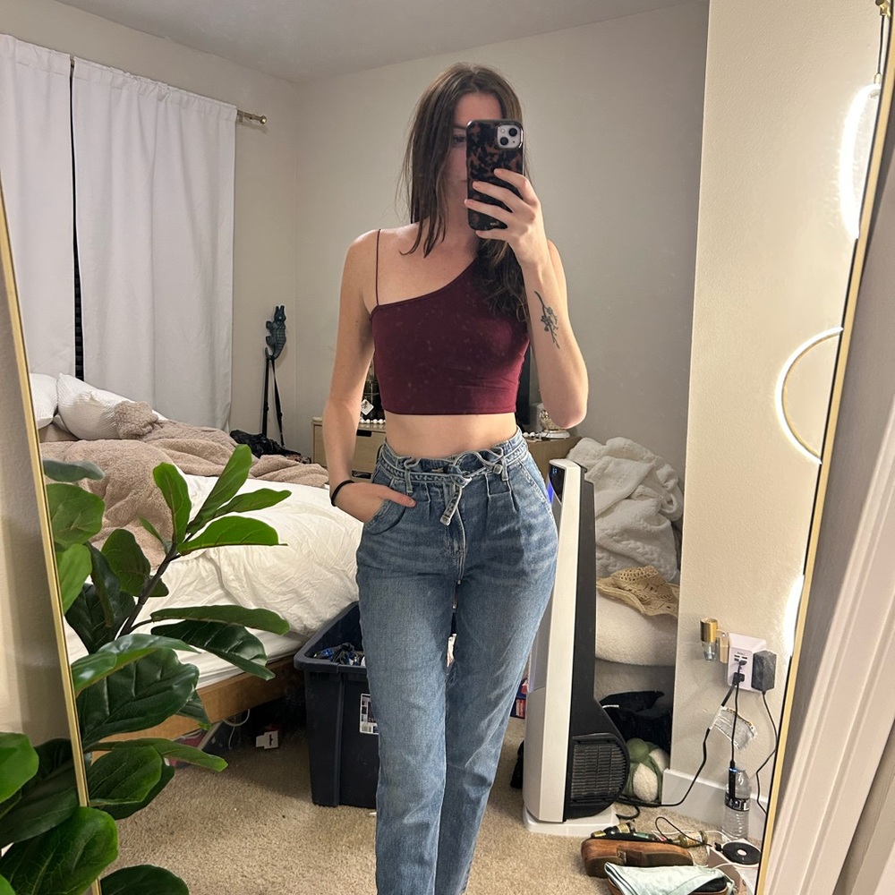 Hollister mom  jeans